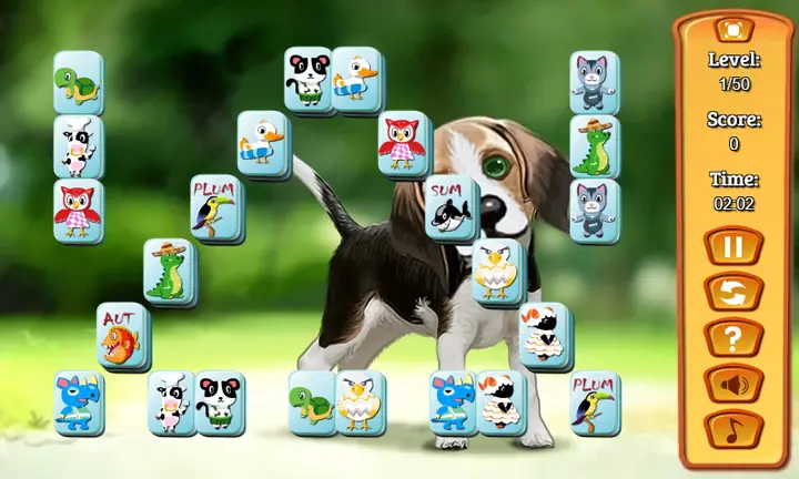 Screenshot from Pet Mahjongg