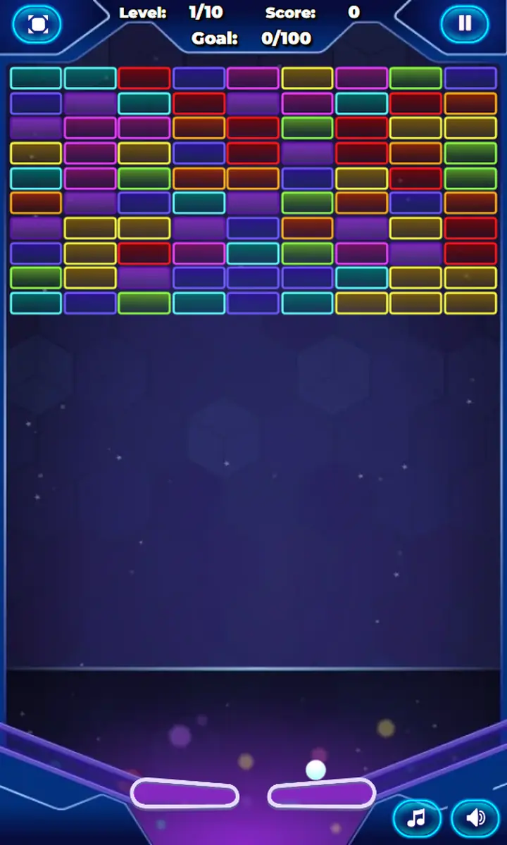 Snimak ekrana iz igre Pinball Breakout