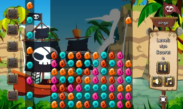 Screenshot from Pirate Jewel Collapse