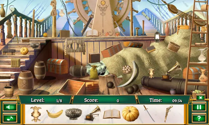 Snimak ekrana iz igre Pirates and Treasures