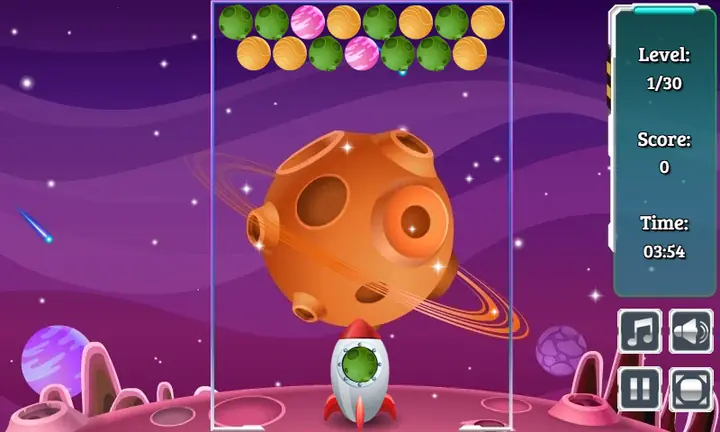 Snimak ekrana iz igre Planet Shooter