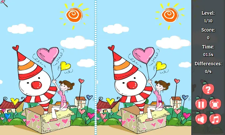 Snimak ekrana iz igre Playground Differences