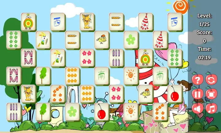 Snimak ekrana iz igre Playground Mahjong
