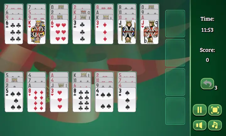 Snimak ekrana iz igre Portuguese Solitaire
