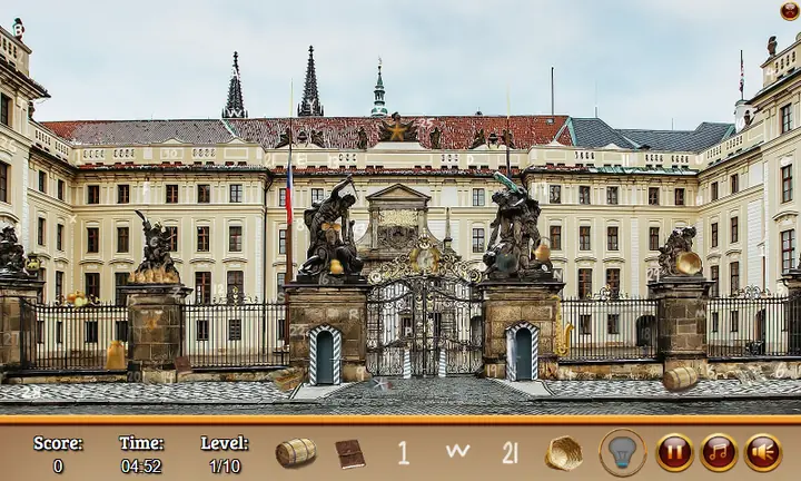 Snimak ekrana iz igre Prague Hidden Objects
