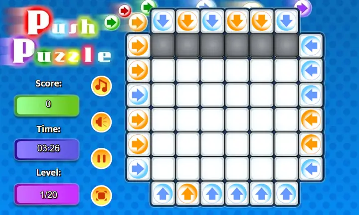 Snimak ekrana iz igre Push Puzzle