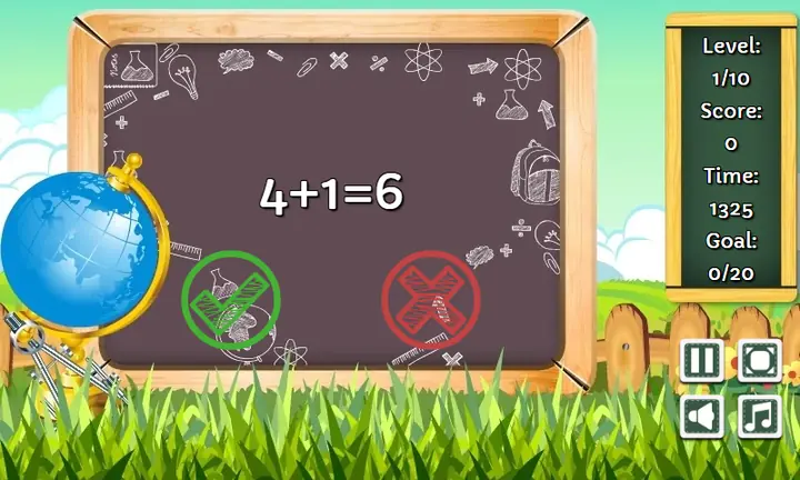 Screenshot from Quick Arithmetic