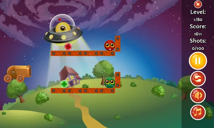 Snimak ekrana iz igre Red and Green 2