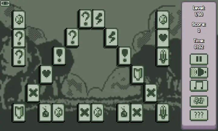 Snimak ekrana iz igre Retro Mahjong