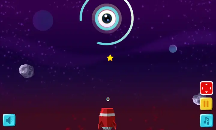 Snimak ekrana iz igre Rocket Tap