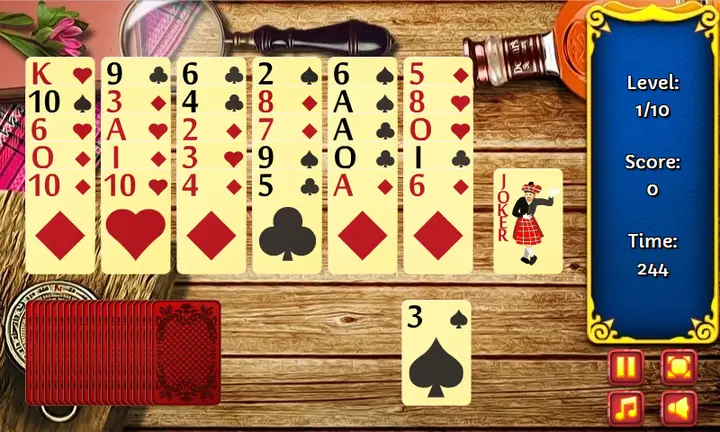 Snimak ekrana iz igre Scottish Solitaire