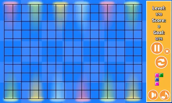 Snimak ekrana iz igre Shape Grid