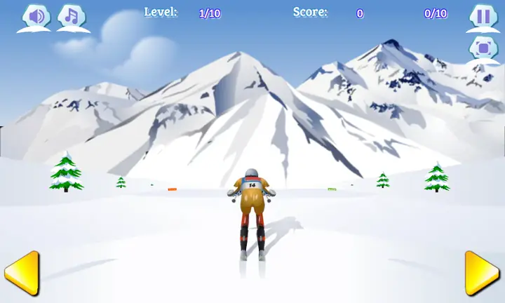 Snimak ekrana iz igre Ski Slalom