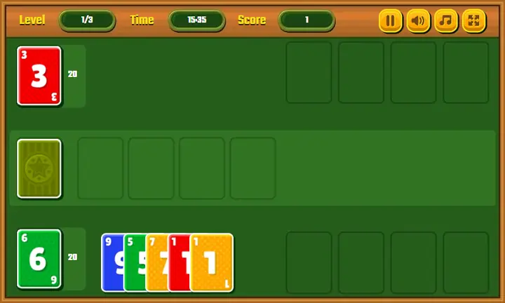 Snimak ekrana iz igre Skip Cards