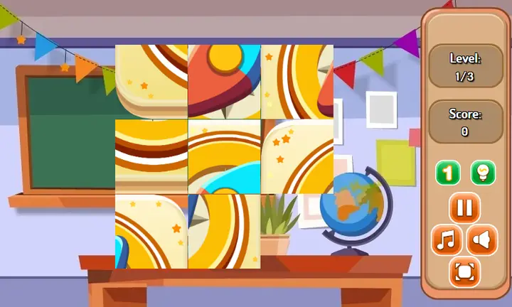 Snimak ekrana iz igre Slide Puzzle
