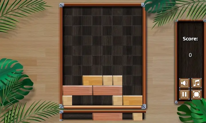 Snimak ekrana iz igre Slide Wood