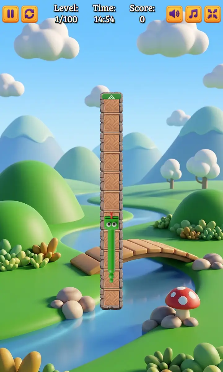 Snimak ekrana iz igre Snake Escape