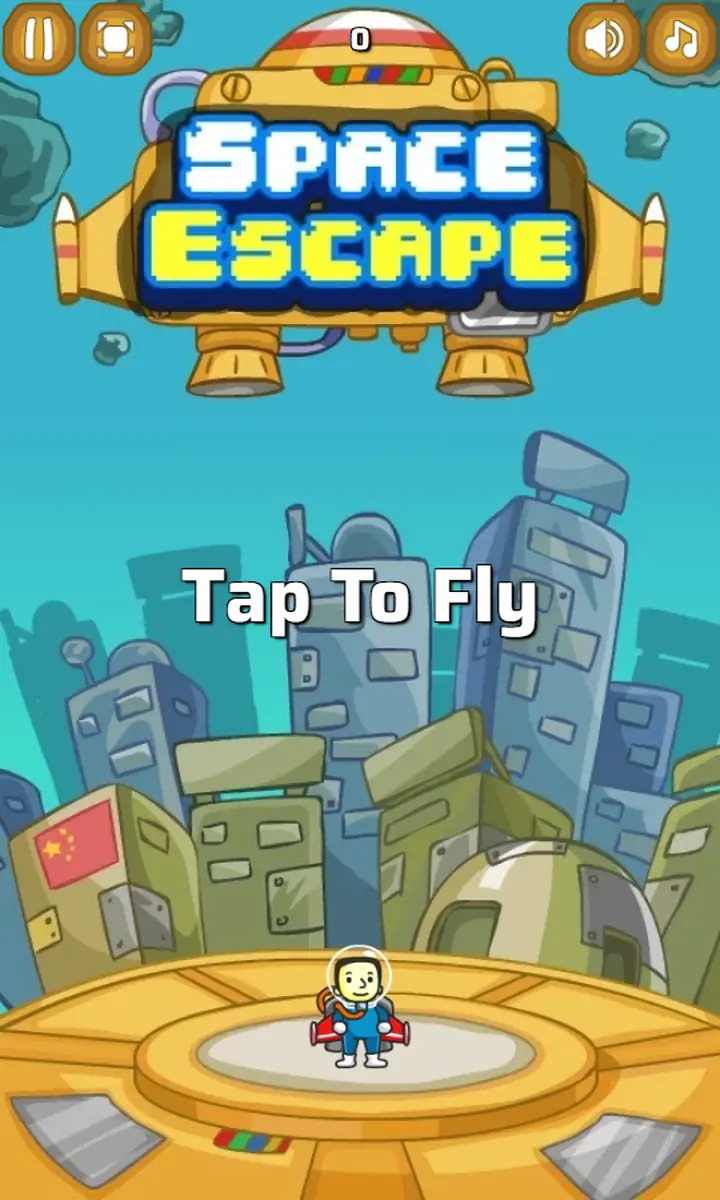 Snimak ekrana iz igre Space Escape