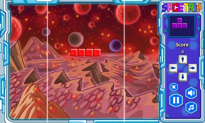 Screenshot from SpaceTris