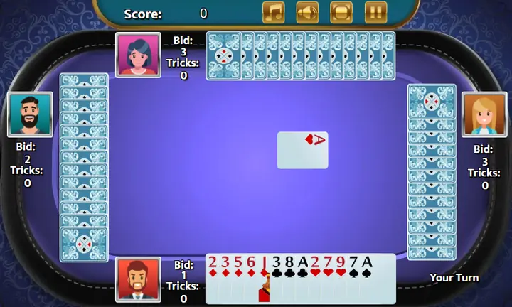 Screenshot from Spades