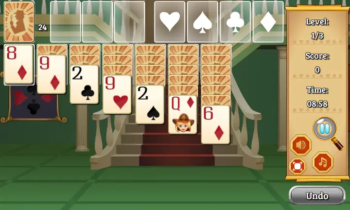 Snimak ekrana iz igre Spike Solitaire