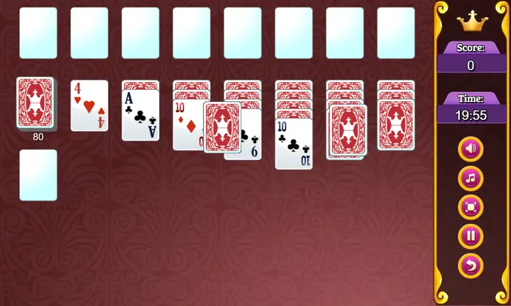 Snimak ekrana iz igre Steps Solitaire