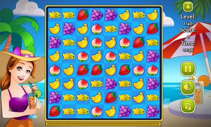 Snimak ekrana iz igre Summer Fruit