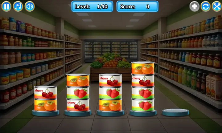 Snimak ekrana iz igre Supermarket Stack