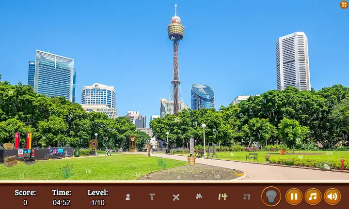 Snimak ekrana iz igre Sydney Hidden Objects