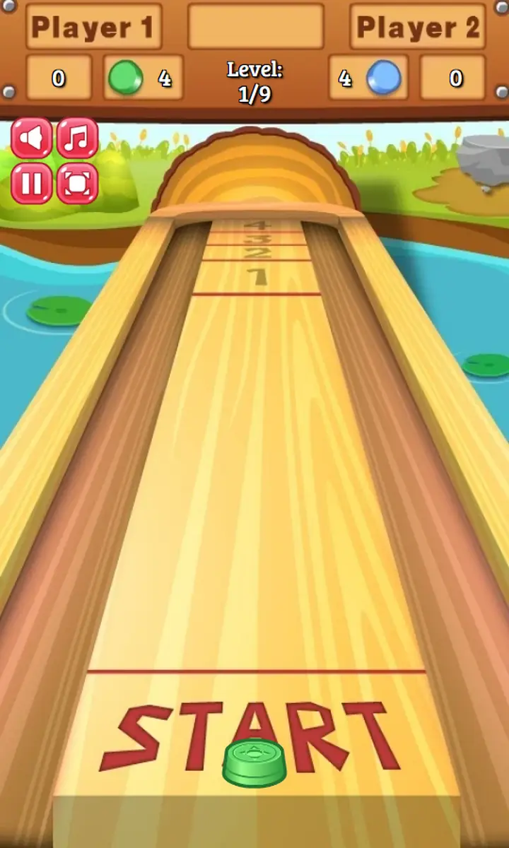 Snimak ekrana iz igre Table Shuffleboard