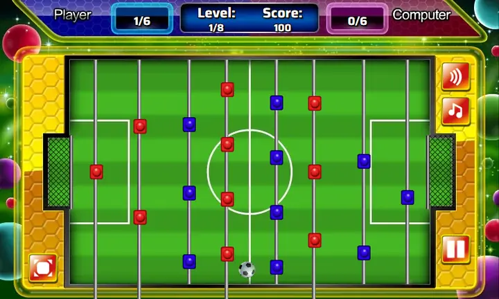 Snimak ekrana iz igre Table Soccer