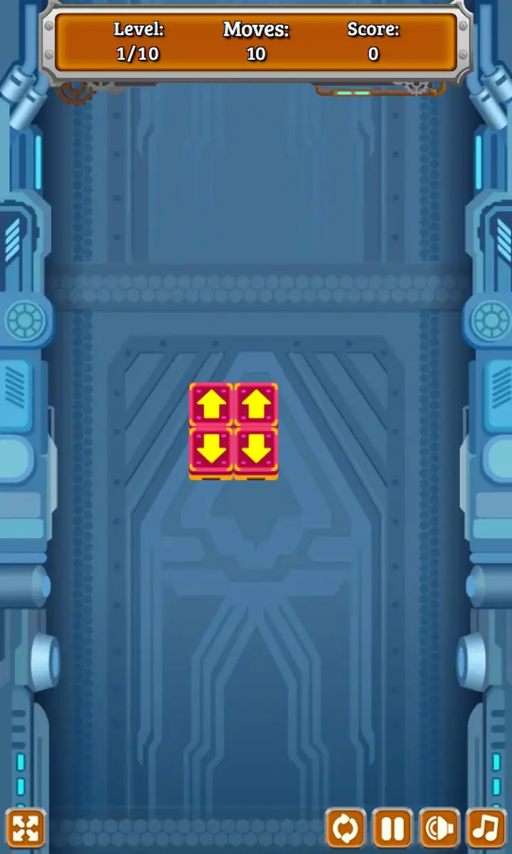 Screenshot from Tap it Away 2D