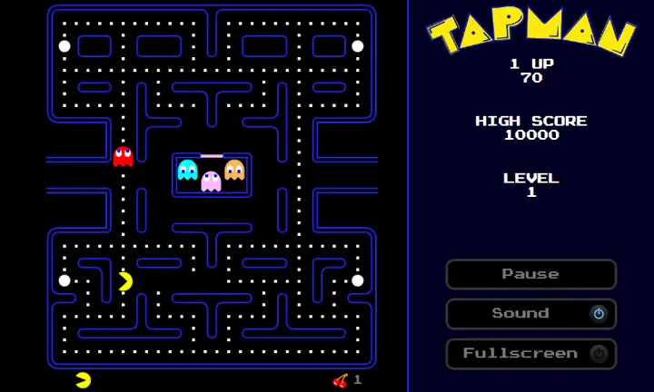 Screenshot from Tapman
