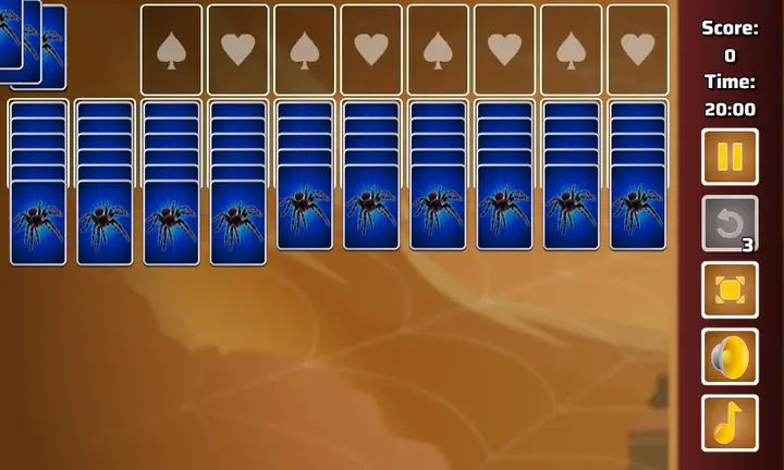 Screenshot from Tarantula Solitaire