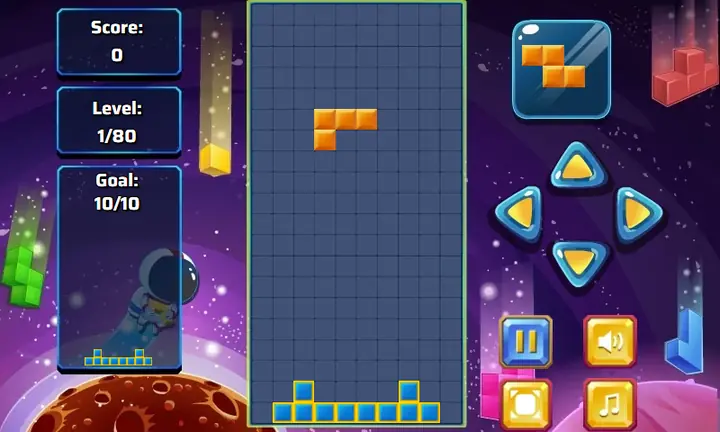 Screenshot from Tetris Fun