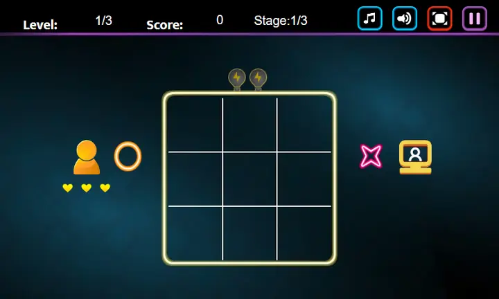 Screenshot from Tic Tac Toe