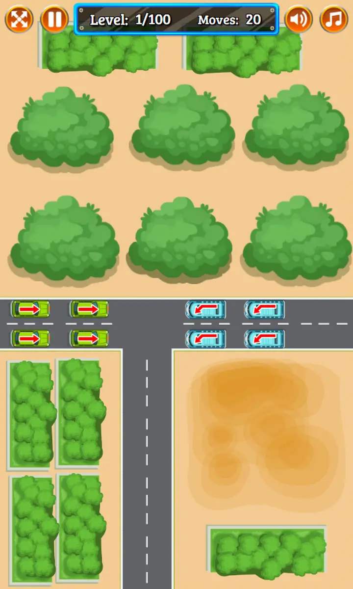 Snimak ekrana iz igre Traffic Puzzle