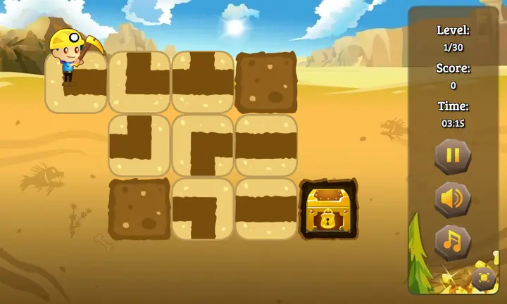 Snimak ekrana iz igre Treasure Hunt