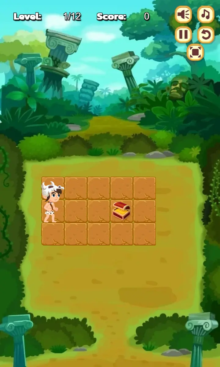 Snimak ekrana iz igre Treasure Maze