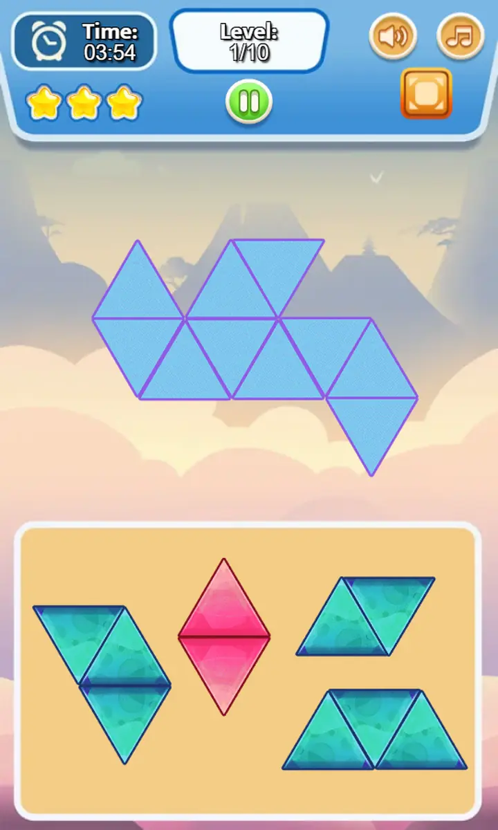 Screenshot from Tri Puzzle