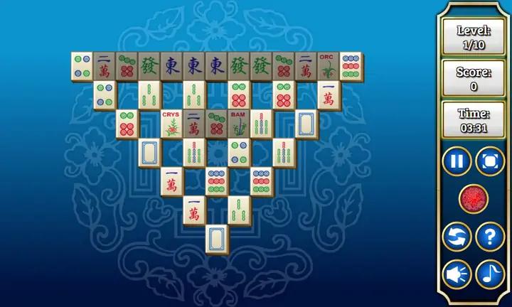 Screenshot from Trio Mahjong