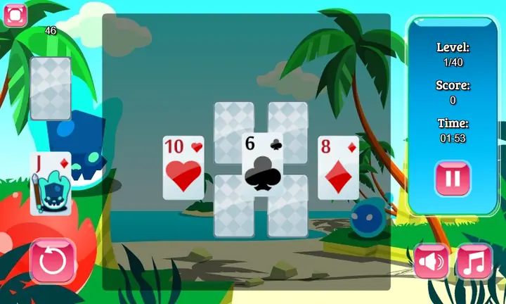 Screenshot from Tripeaks Creatures