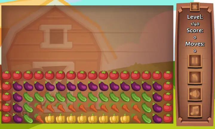 Snimak ekrana iz igre Vegetables Farm