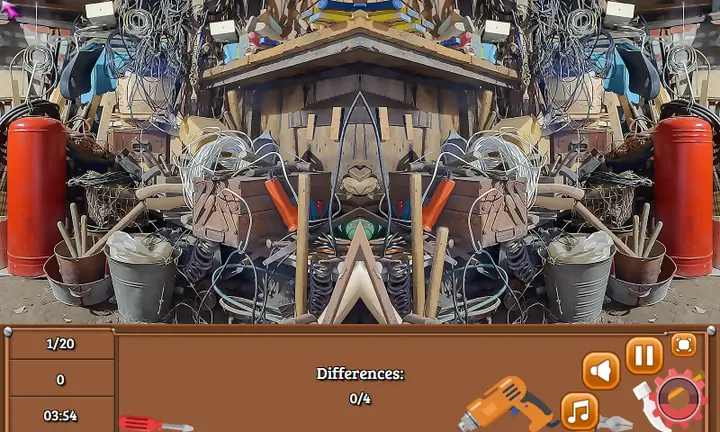 Snimak ekrana iz igre Warehouse Hidden Differences