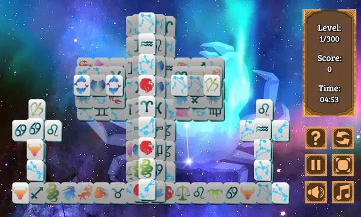 Snimak ekrana iz igre Zodiac Mahjong